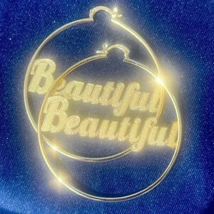 Beautiful” Hoop Earrings
